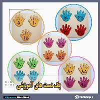 پک دست های آموزشی همراه با قاب