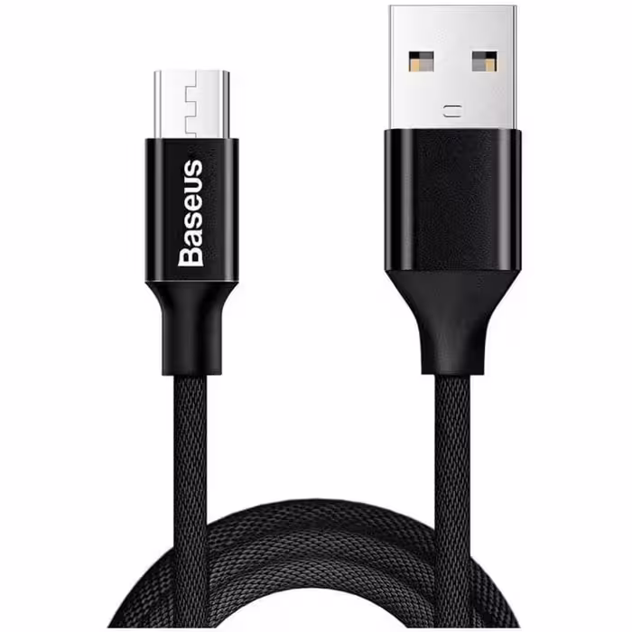 کابل 1 متری microUSB بیسوس مدل Baseus CAMYW-A01 Yiven USB to microUSB Data Cable 2A 1m