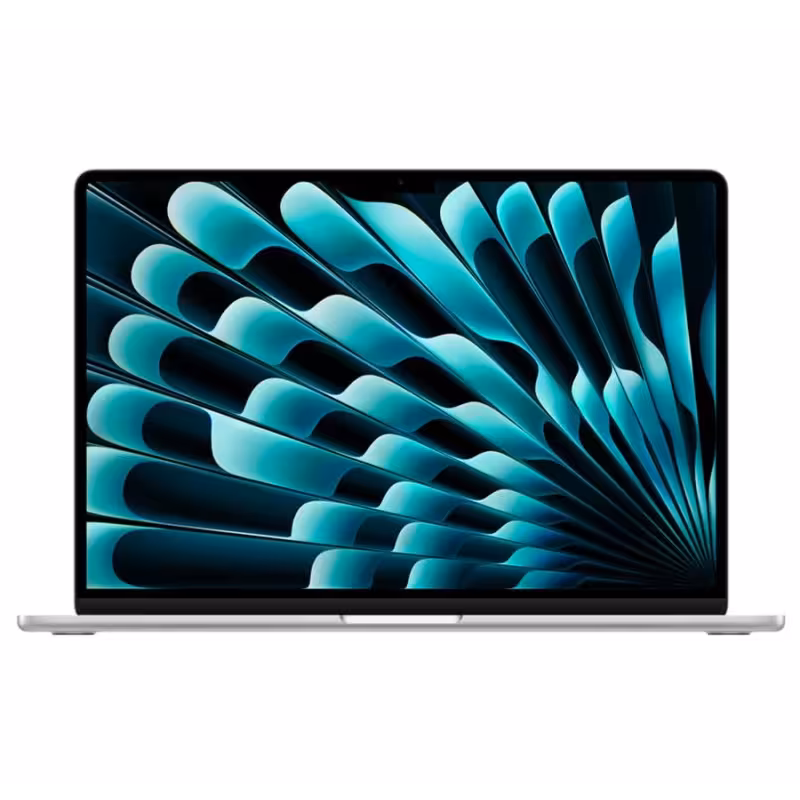 لپ تاپ اپل 15.3 اینچی مدل Apple MacBook Air 2023 Silver MQKR3 پردازنده M2 رم 8GB حافظه 256GB SSD