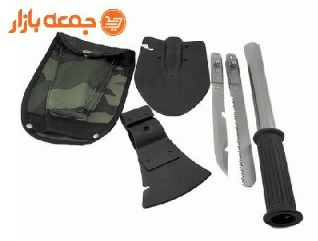 ست بیل و تیشه و چاقو و اره