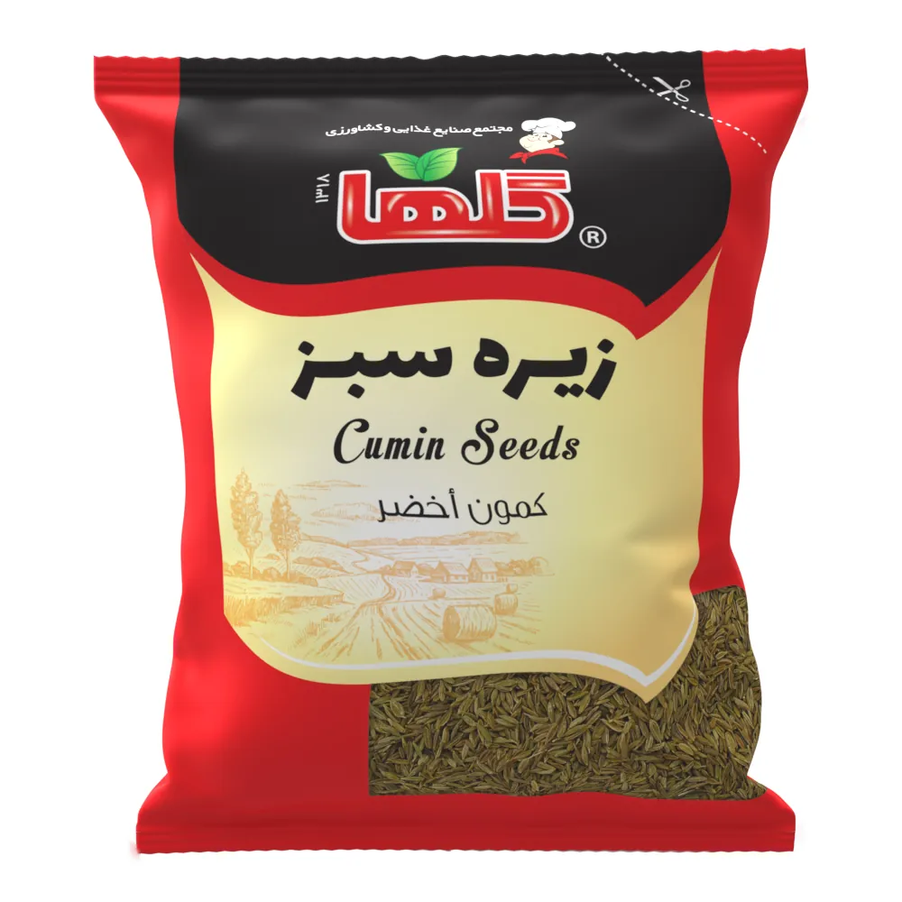 قلم زیره سبز 50 گرم - سلفون