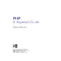 خرید و دانلود نسخه کامل کتاب PHP : a beginner&#039;s guide