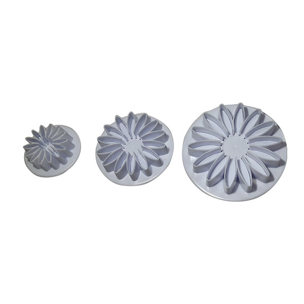 کاتر شیرینی پزی نگین مدل گل مینا مجموعه 3عددی