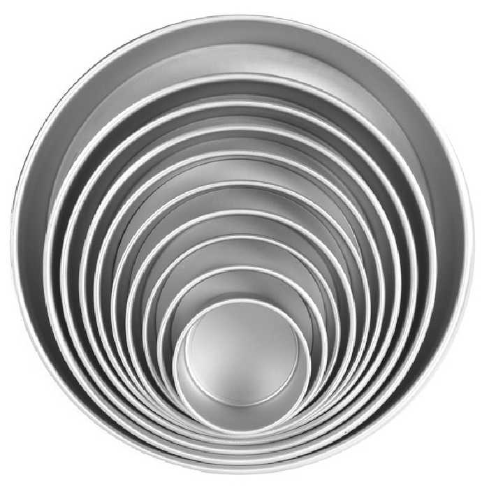 قالب کیک به گز مدل گرد لبه بلند مجموعه 10 عددی