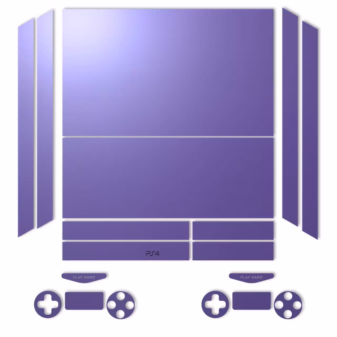برچسب ماهوت مدل Purple Color Special مناسب برای کنسول بازی PS4