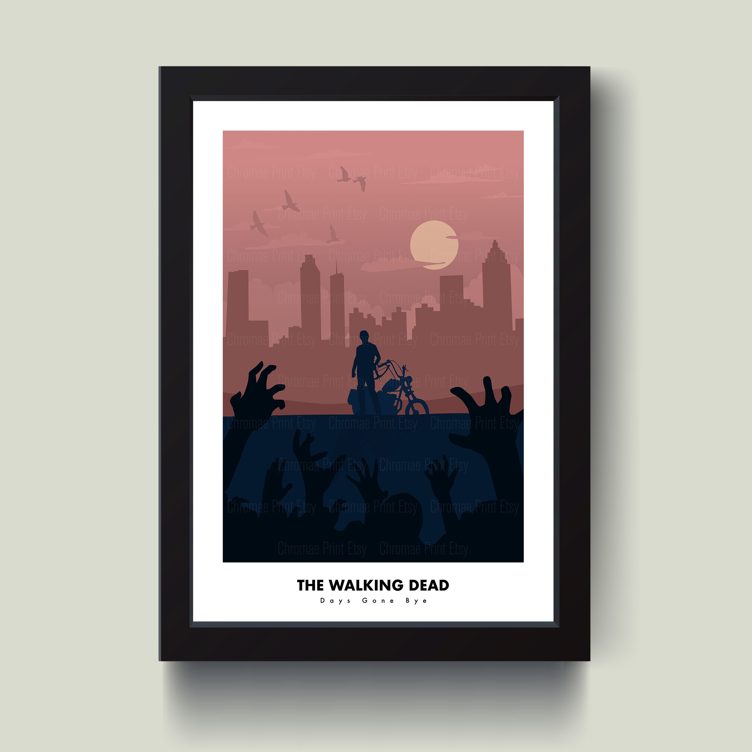 تابلو مدل The Walking dead کد S3019-b