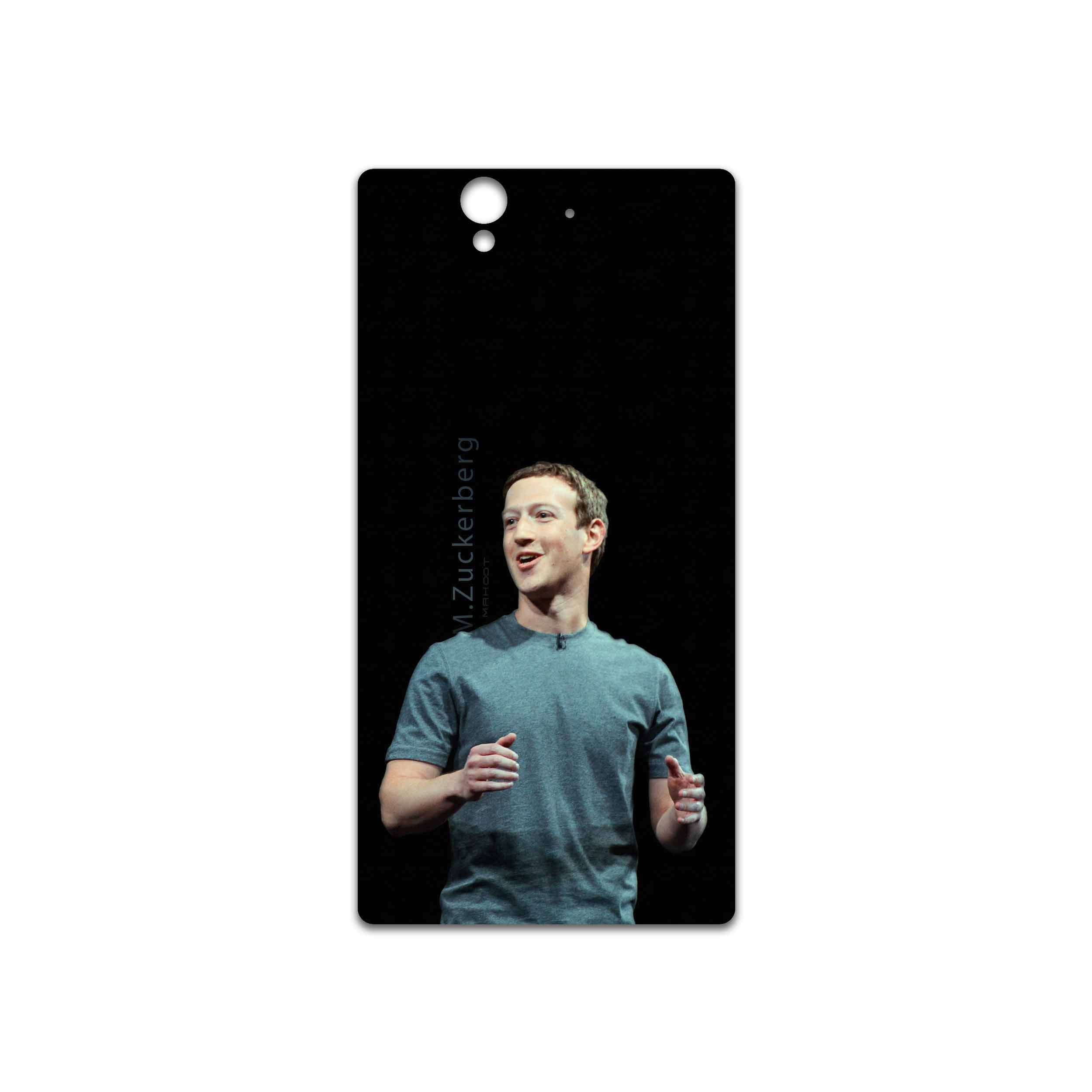 برچسب پوششی ماهوت مدل Mark Zuckerberg مناسب برای گوشی موبایل سونی Xperia Z