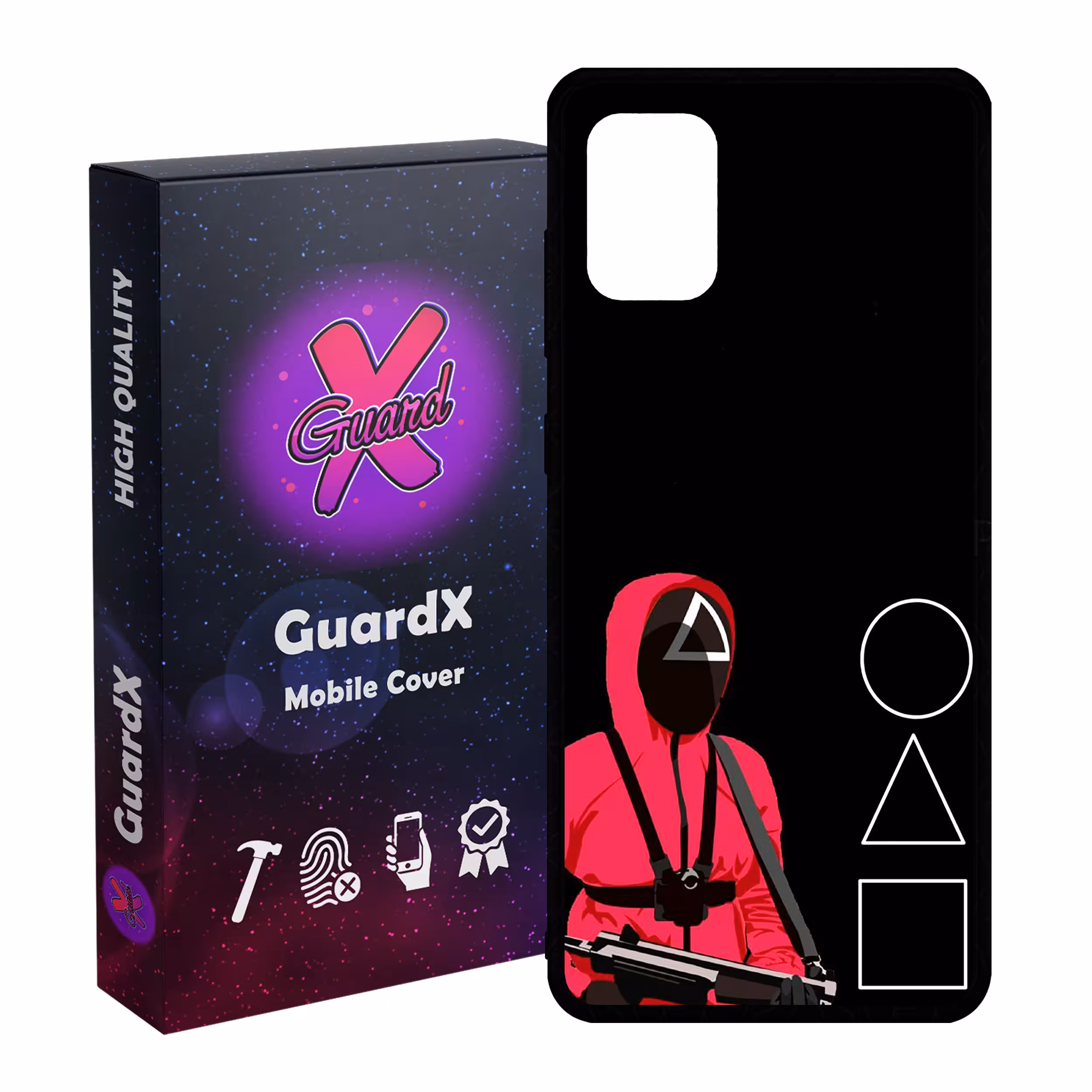 کاور گارد ایکس طرح Squid Game مدل Glass10410 مناسب برای گوشی موبایل سامسونگ Galaxy A31