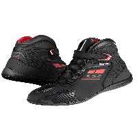 کفش و بوت موتورسیکلت مردانه زنانه GARRA WP BOT BLACK RED ال اس 2 LS2