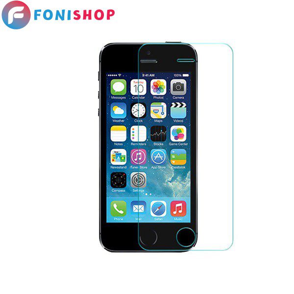 گلس محافظ صفحه نمایش شیشه ای معمولی آیفون 5 سی iPhone 5C