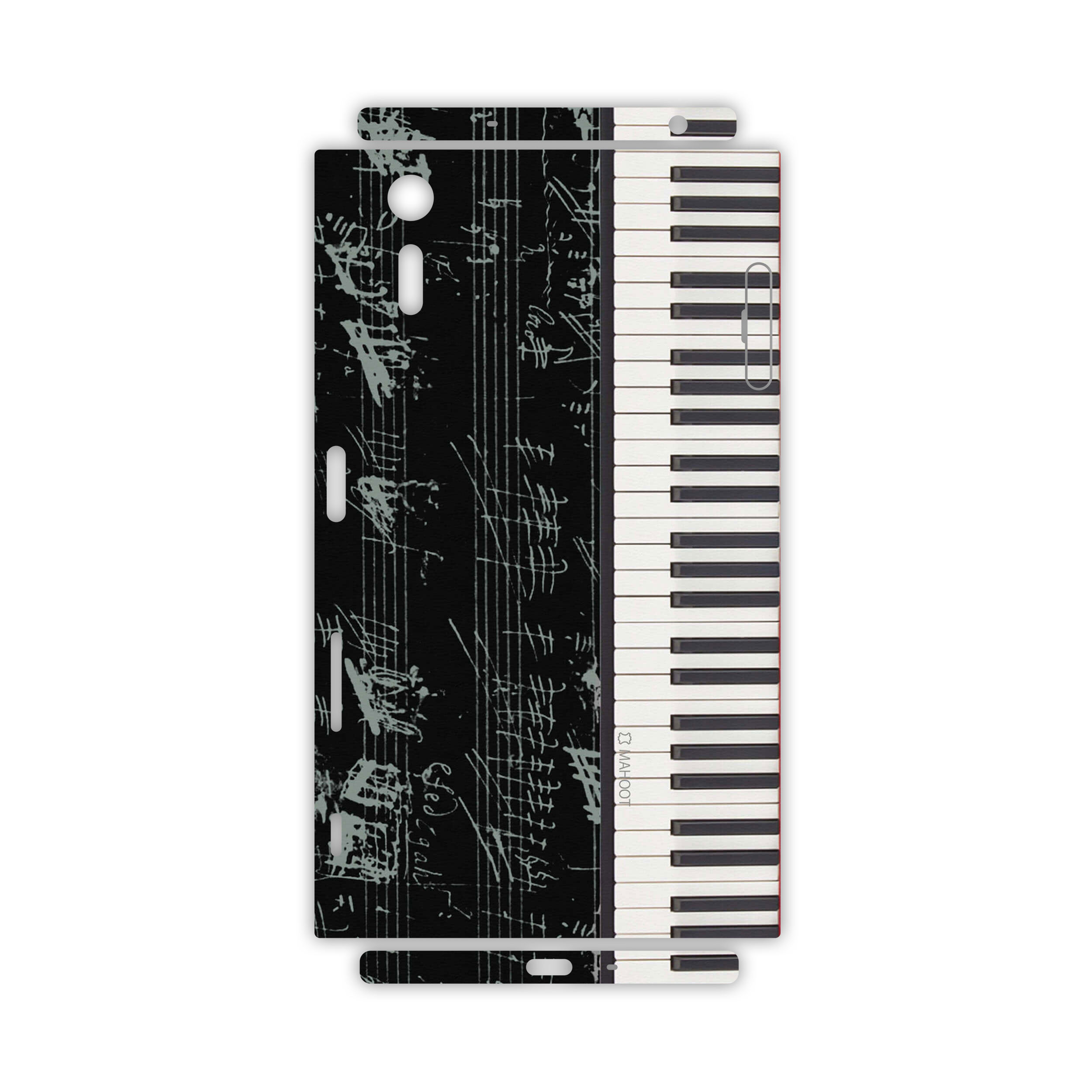 برچسب پوششی ماهوت مدل Piano-Instrument-FullSkin مناسب برای گوشی موبایل سونی Xperia XZ