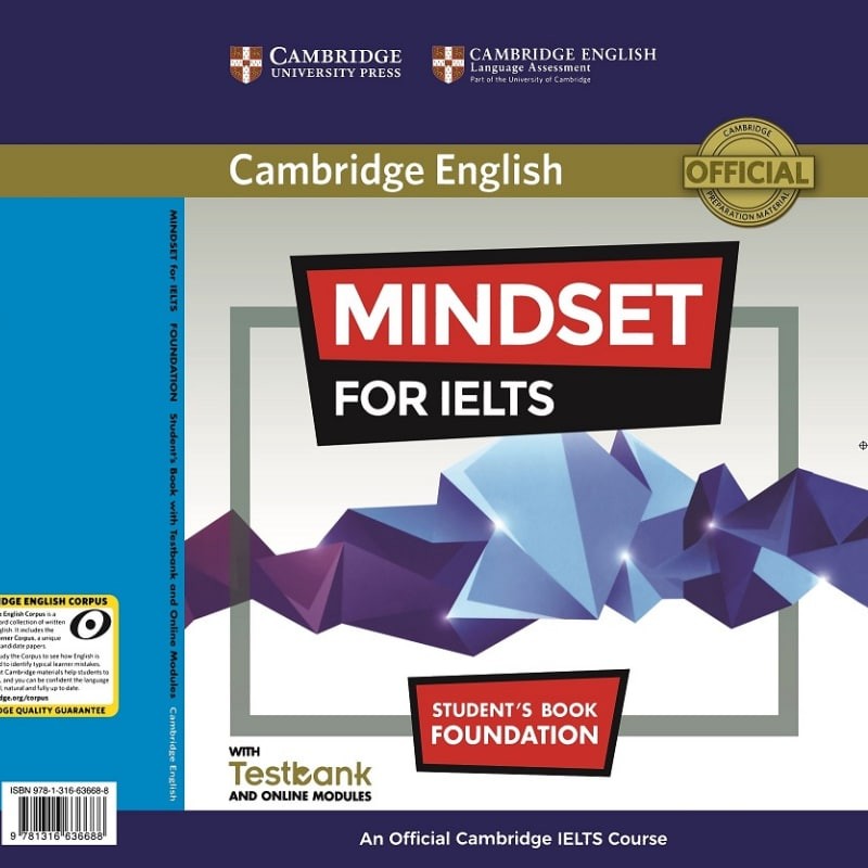 کتاب مایندست فور ایلتس فاندیشن همراه با سی دی mindset for ielts foundation