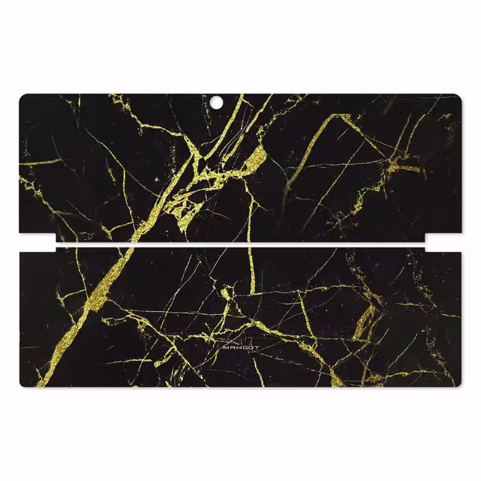 برچسب پوششی ماهوت مدل Graphite-Gold-Marble مناسب برای تبلت لنوو Miix 510 2016