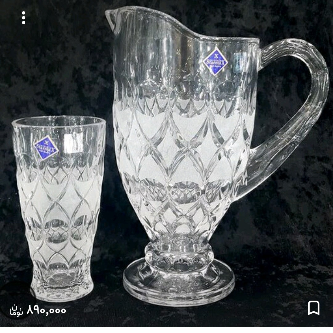 پارچ و لیوان طرح آنجلیکا پس کرایه