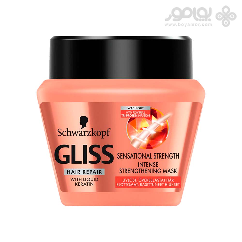 ماسک موی گلیس مدل Sensational Strength حجم 300 میل