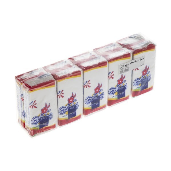 دستمال کاغذی جیبی 10 برگ پاکان مدل White بسته 10 عددی | فروشگاه اینترنتی تاتا کالا