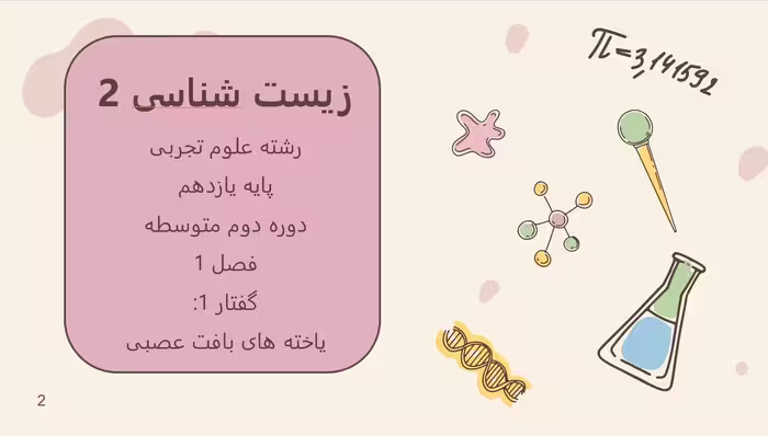 پاورپوینت زیست (2) - پایه یازدهم - فصل 1 - گفتار 1