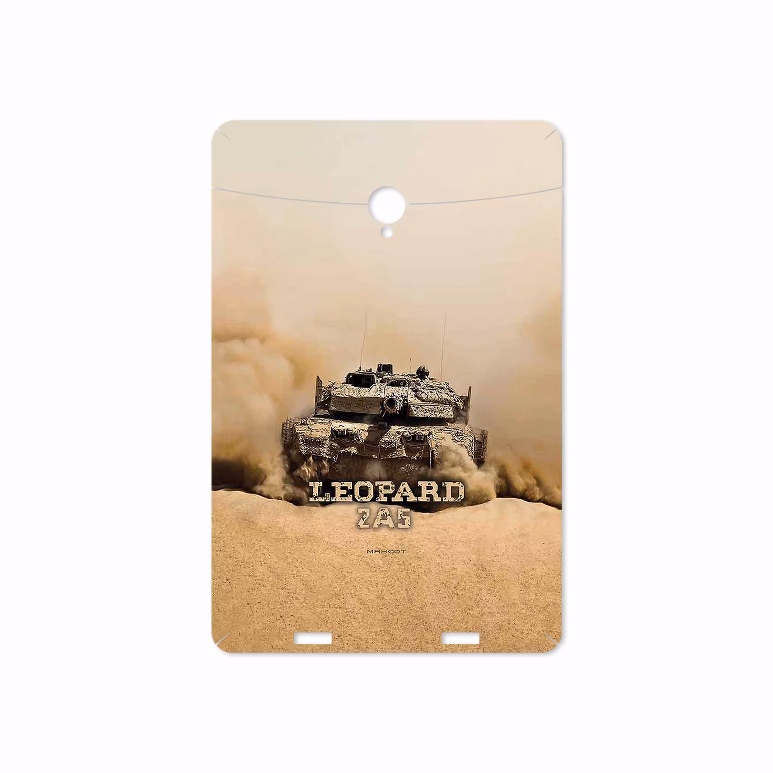 برچسب پوششی ماهوت مدل Leopard 2A5 tank مناسب برای تبلت وریکو Unipad