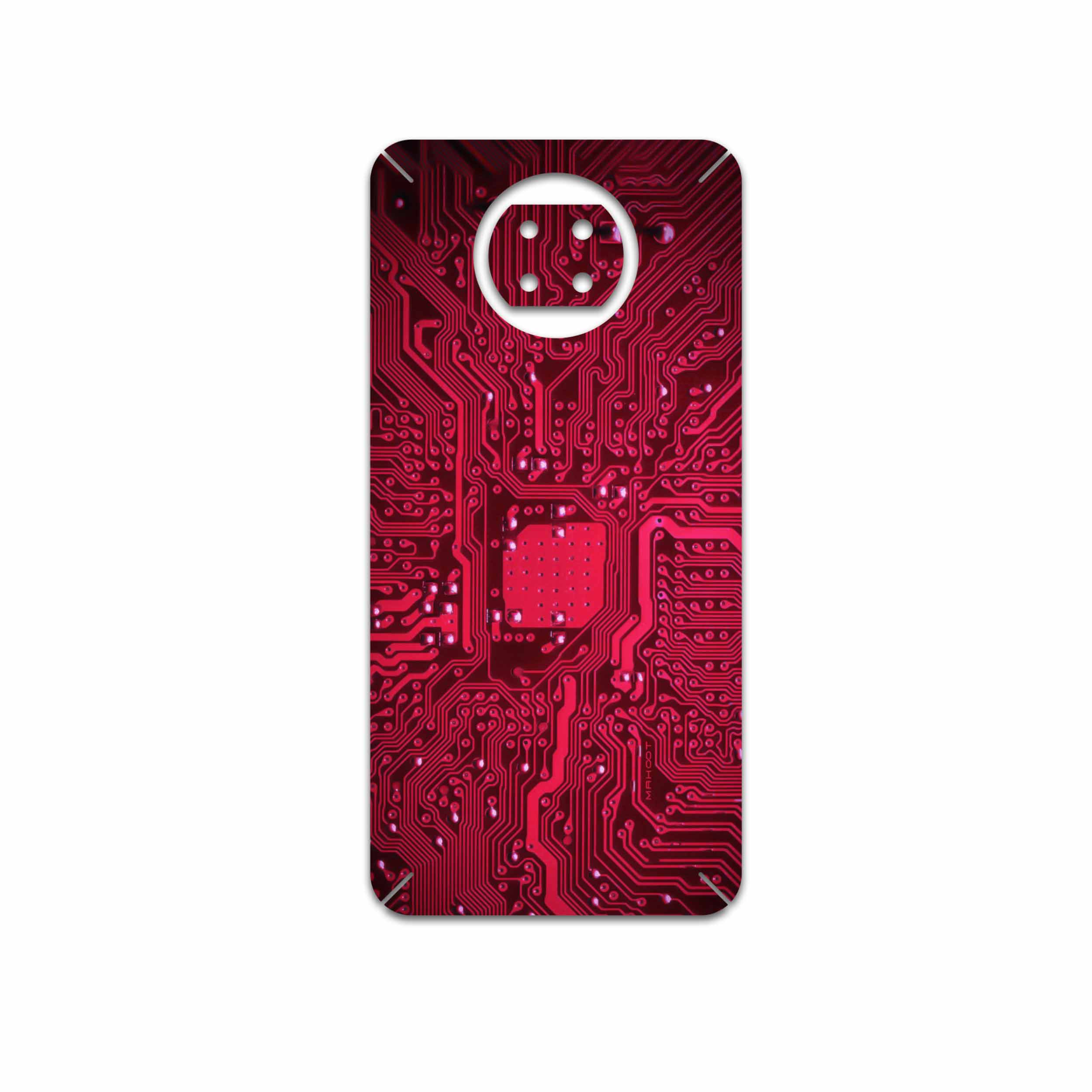 برچسب پوششی ماهوت مدل Red-Printed-Circuit-Board مناسب برای گوشی موبایل شیائومی Redmi Note 9T