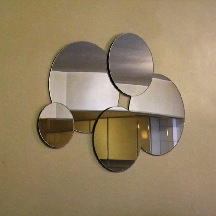 آینه دیواری گرد 5 تکه ایران گلسکو مدل Bolla