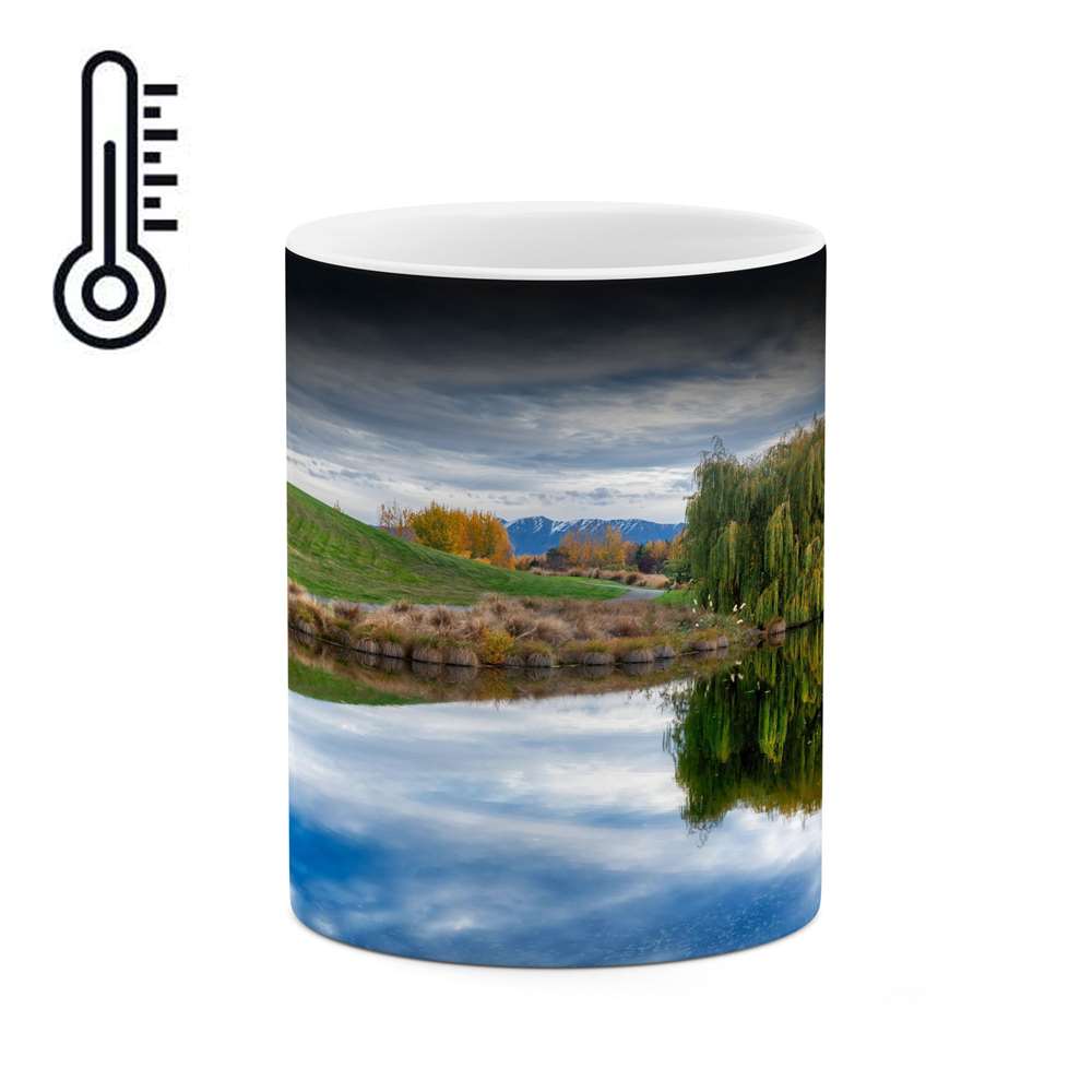 ماگ حرارتی کاکتی طرح منظره مدل mgh15253