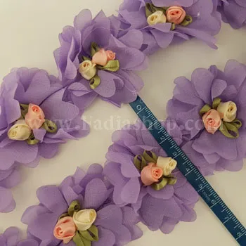 نوار گل پارچه ای رنگی