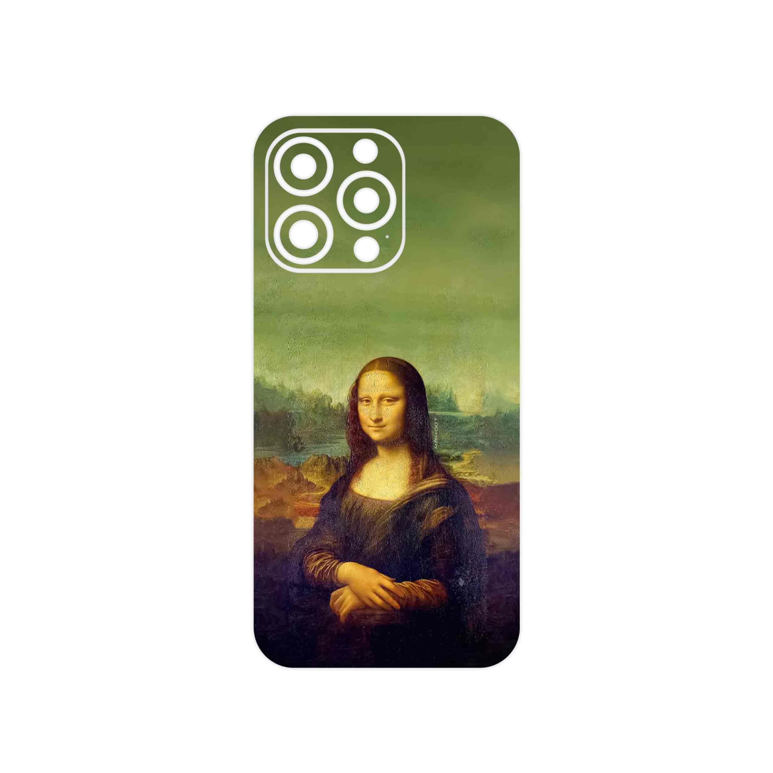 برچسب پوششی ماهوت مدل Mona Lisa of da Vinci مناسب برای گوشی موبایل اپل iphone 13 Pro