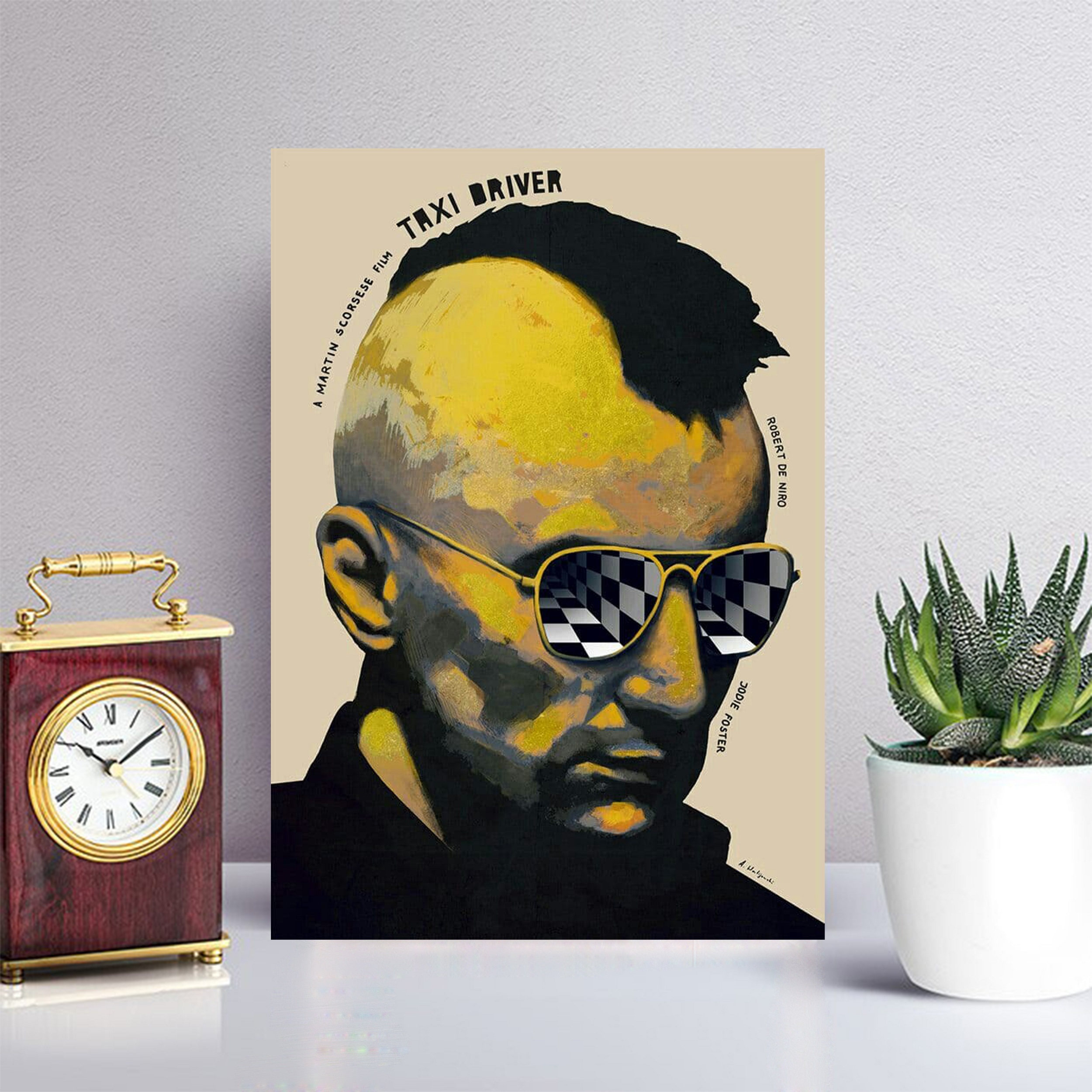 تابلو شاسی مدل Taxi driver کد FMO13