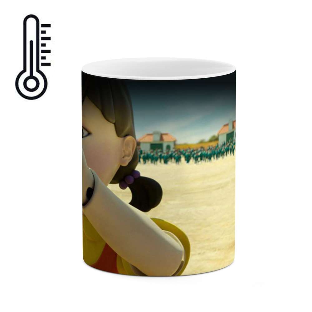 ماگ حرارتی طرح سریال Squid game مدل mgph14005