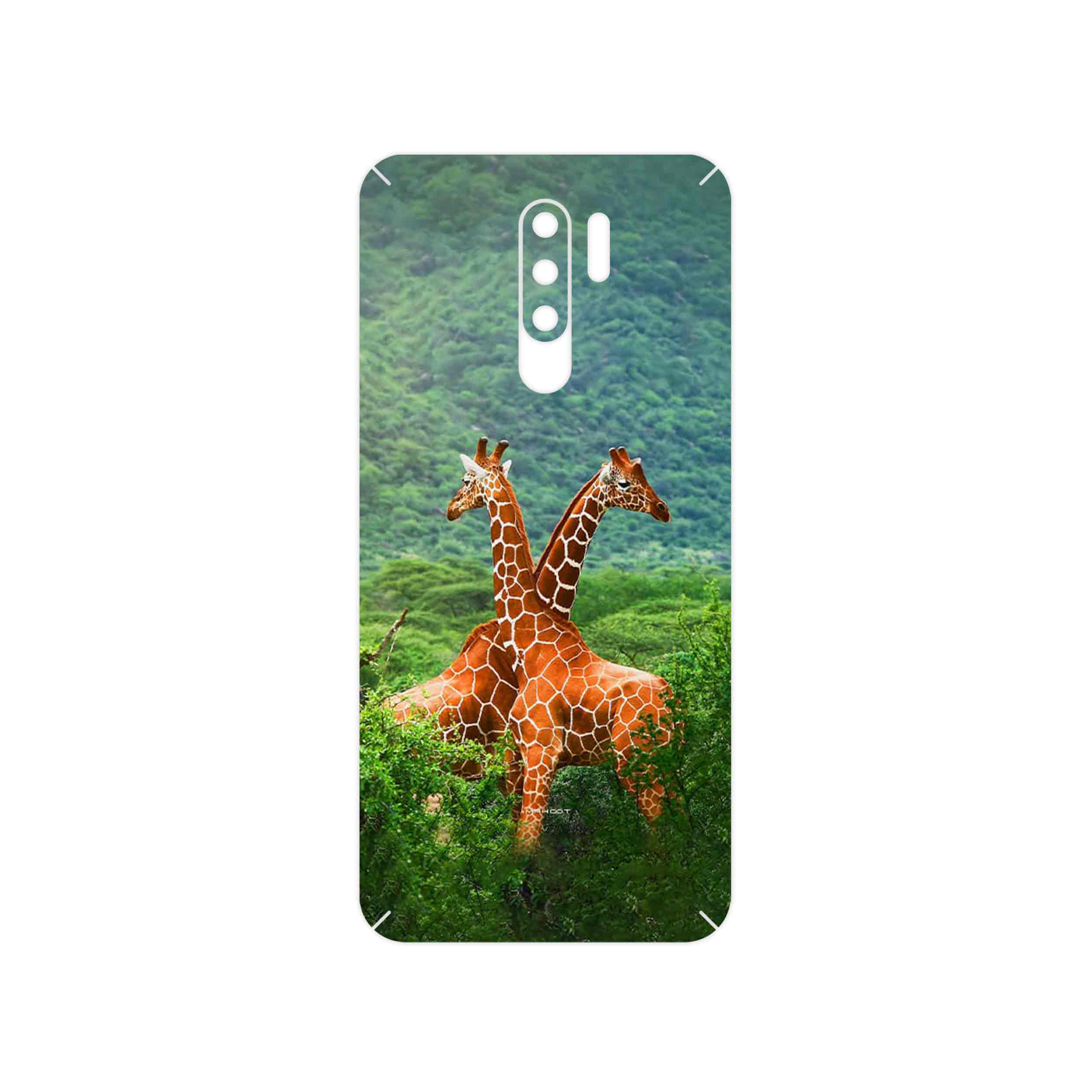 برچسب پوششی ماهوت مدل Giraffe مناسب برای گوشی موبایل شیائومی Redmi 9