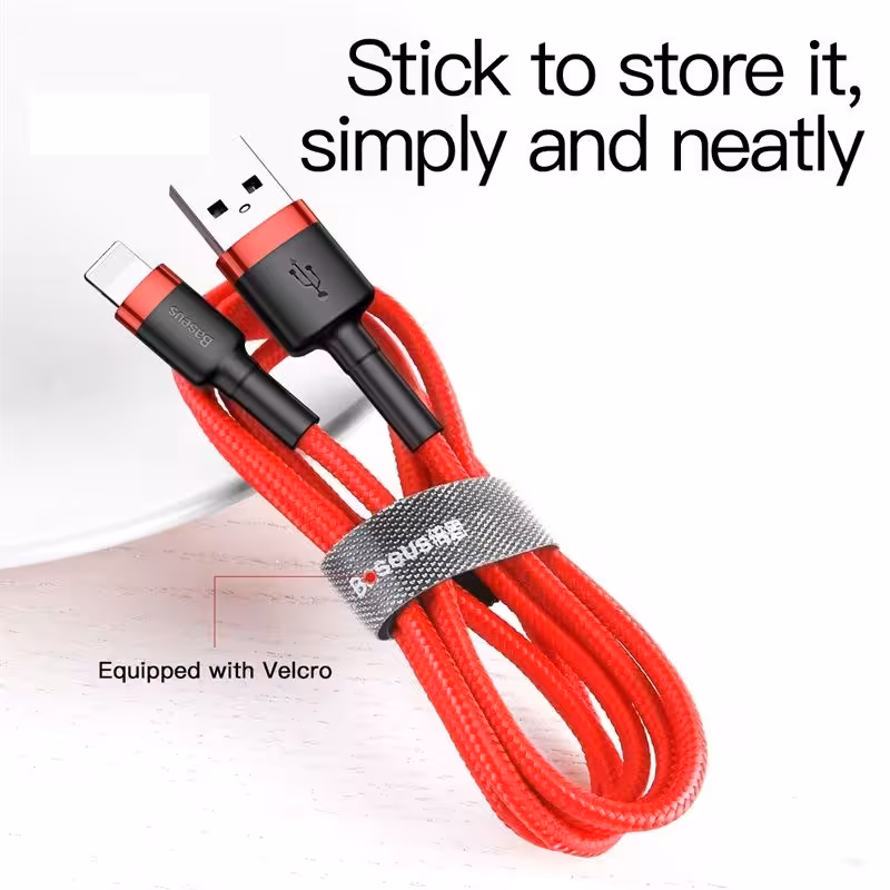 کابل تبدیل USB به لایتنینگ باسئوس مدل CALKLF-C09 طول 2 متر - دوسو آی تی