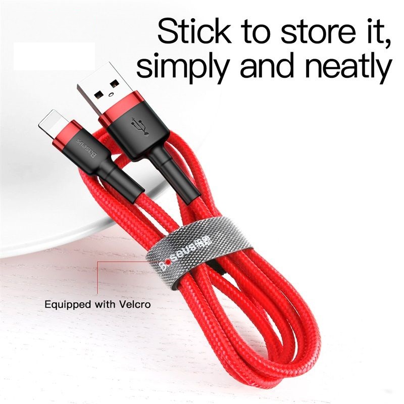 کابل تبدیل USB به لایتنینگ باسئوس مدل CALKLF-C09 طول 2 متر - دوسو آی تی