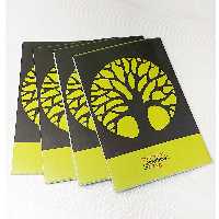 دفتر مشق 80 برگ خط دار (یک خط) طرح درخت سبز  مارک سرو   SARV     THE BEST QUALITY (NOTE BOOK)