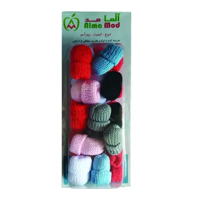 کلاه عروسک سازی آلمامد کد KOL12 مجموعه 12 عددی
