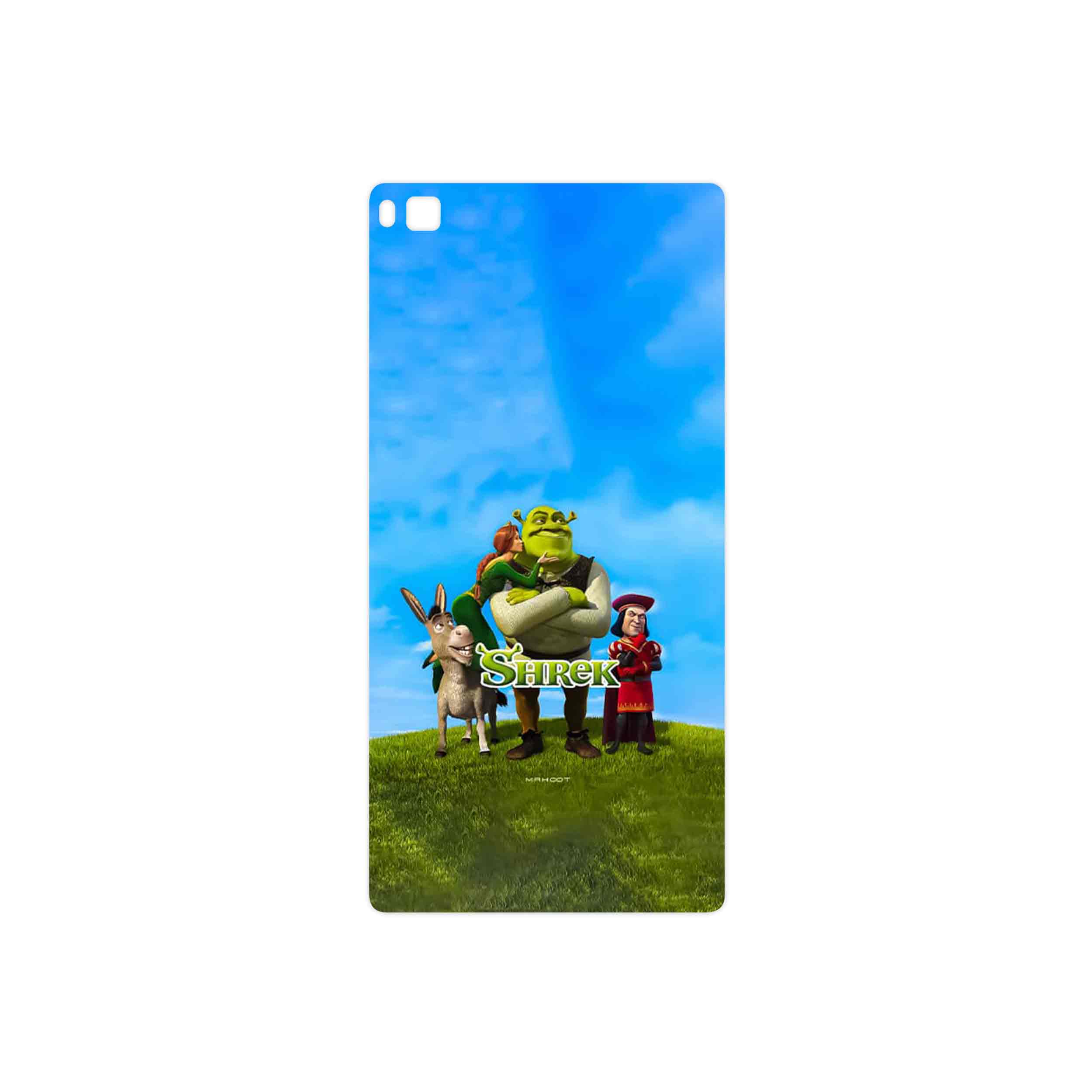 برچسب پوششی ماهوت مدل Shrek مناسب برای گوشی موبایل هوآوی P8