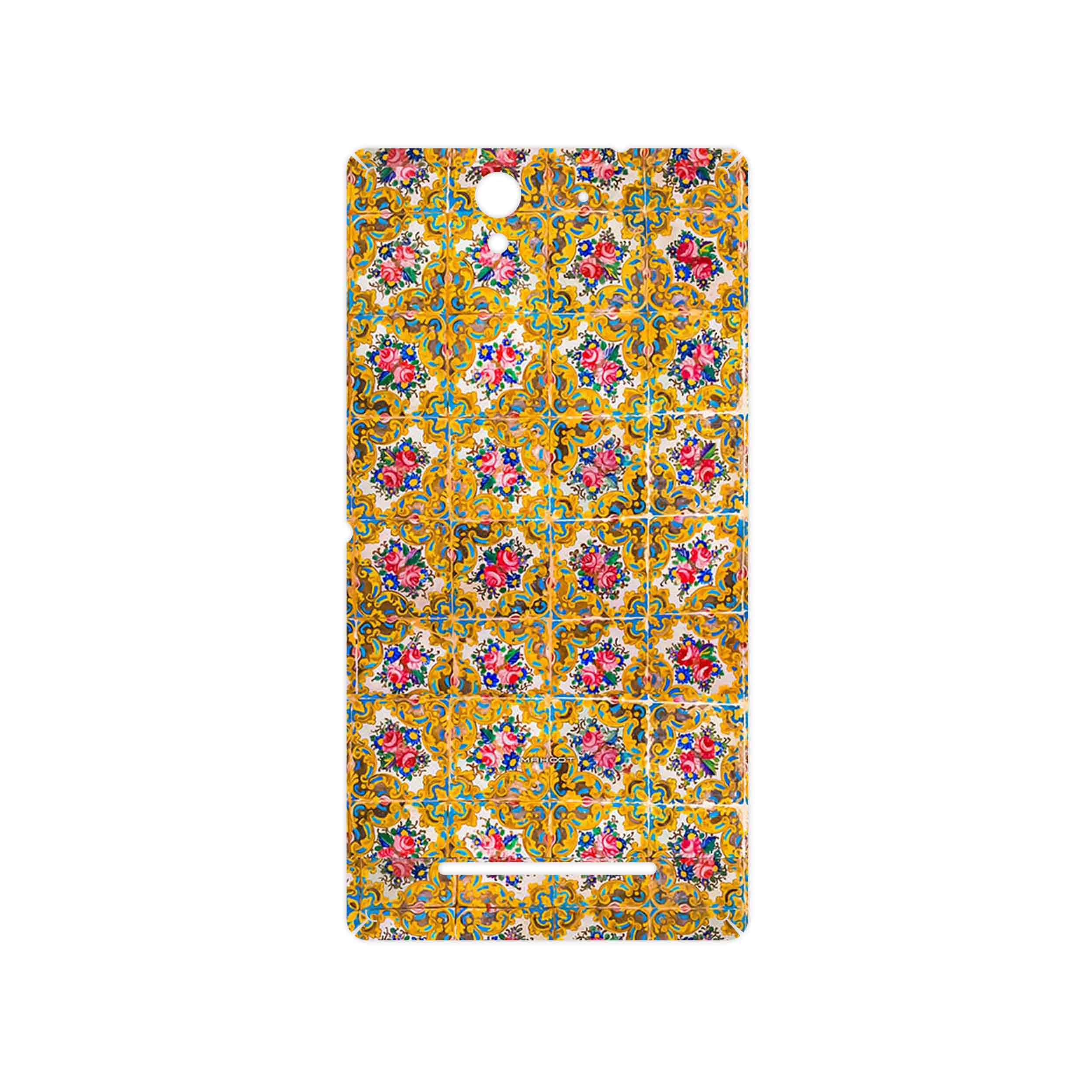 برچسب پوششی ماهوت مدل Iran Tile 15 مناسب برای گوشی موبایل سونی Xperia C3 Dual