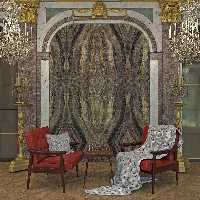 سرامیک دیوار ایزابلا آبی فورمچ دایموند پولیش ایفاسرام در ابعاد 60*120