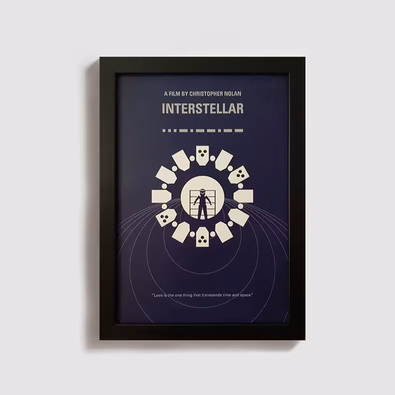 تابلو طرح فیلم اینتراستلار interstellar BL015