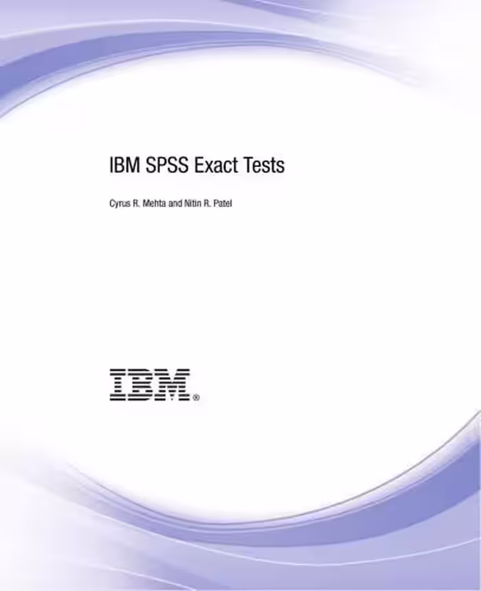 خرید و دانلود نسخه کامل کتاب IBM SPSS Exact Tests 19