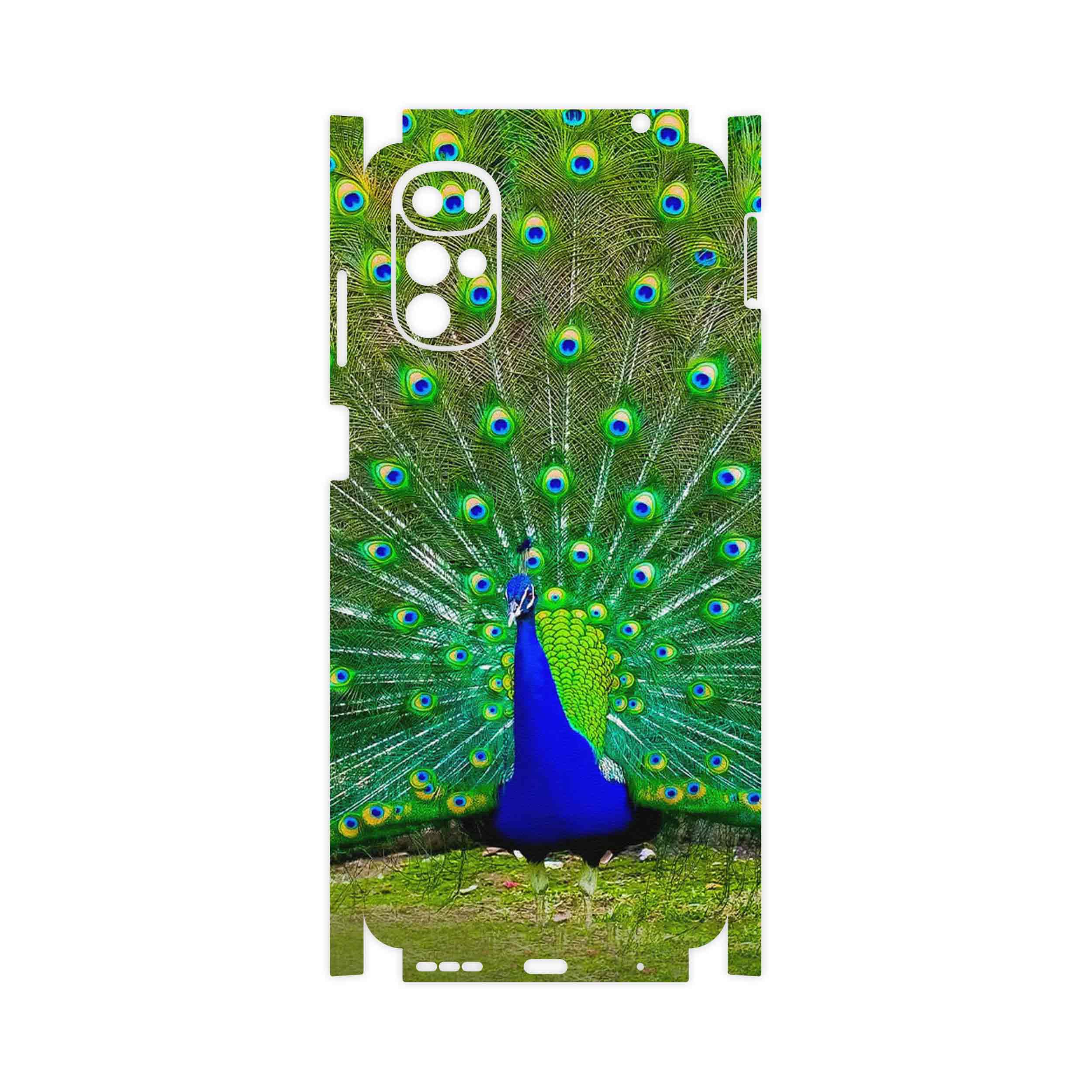 برچسب پوششی ماهوت مدل Peacock-FullSkin مناسب برای گوشی موبایل موتورولا Moto G22
