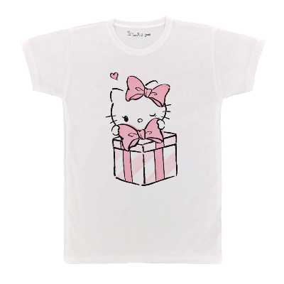 تی شرت بچگانه پرمانه طرح Kitty کد pmt.2424