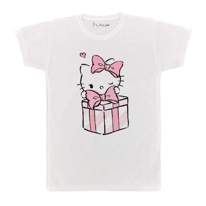 تی شرت بچگانه پرمانه طرح Kitty کد pmt.2424