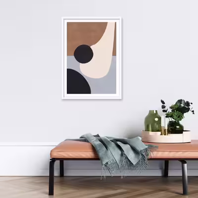 تابلو فورنیمو مدل اَشکال ابسترکت و مینیمال کد 065W