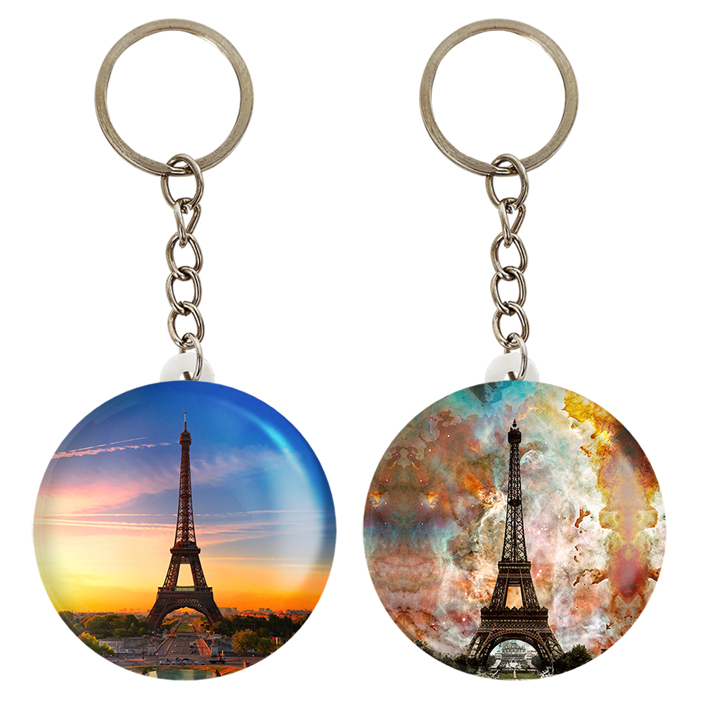 جاکلیدی خندالو مدل برج ایفل کد 2074220752 مجموعه 2 عددی