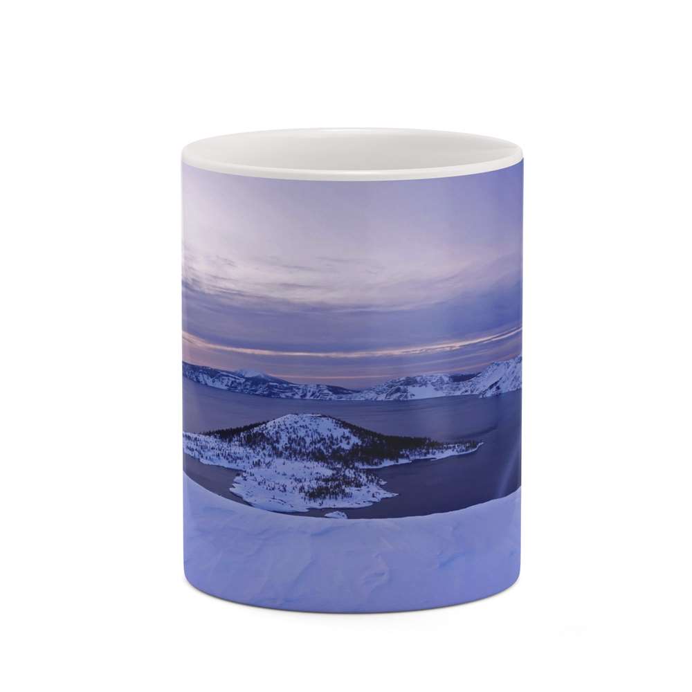 ماگ کاکتی طرح منظره برفی مدل mgh18511