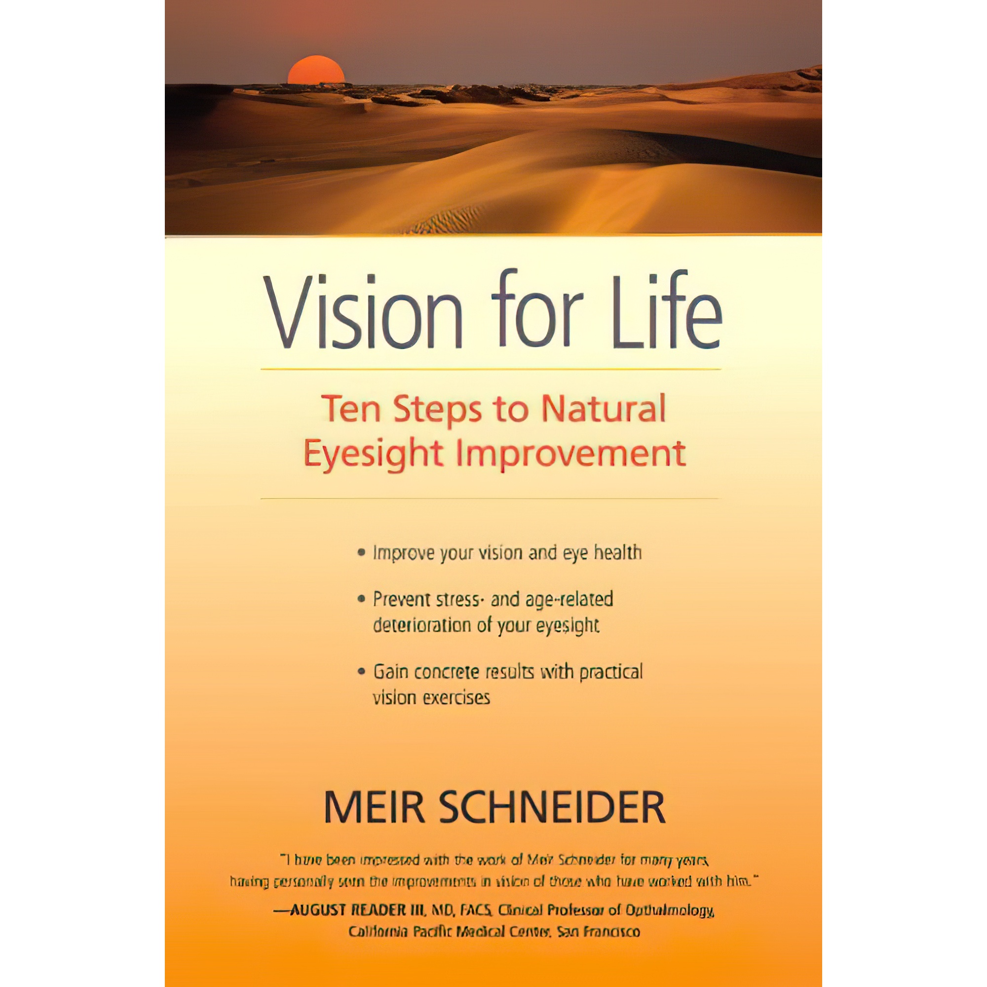کتاب Vision for Life اثر Meir Schneider انتشارات North Atlantic Books