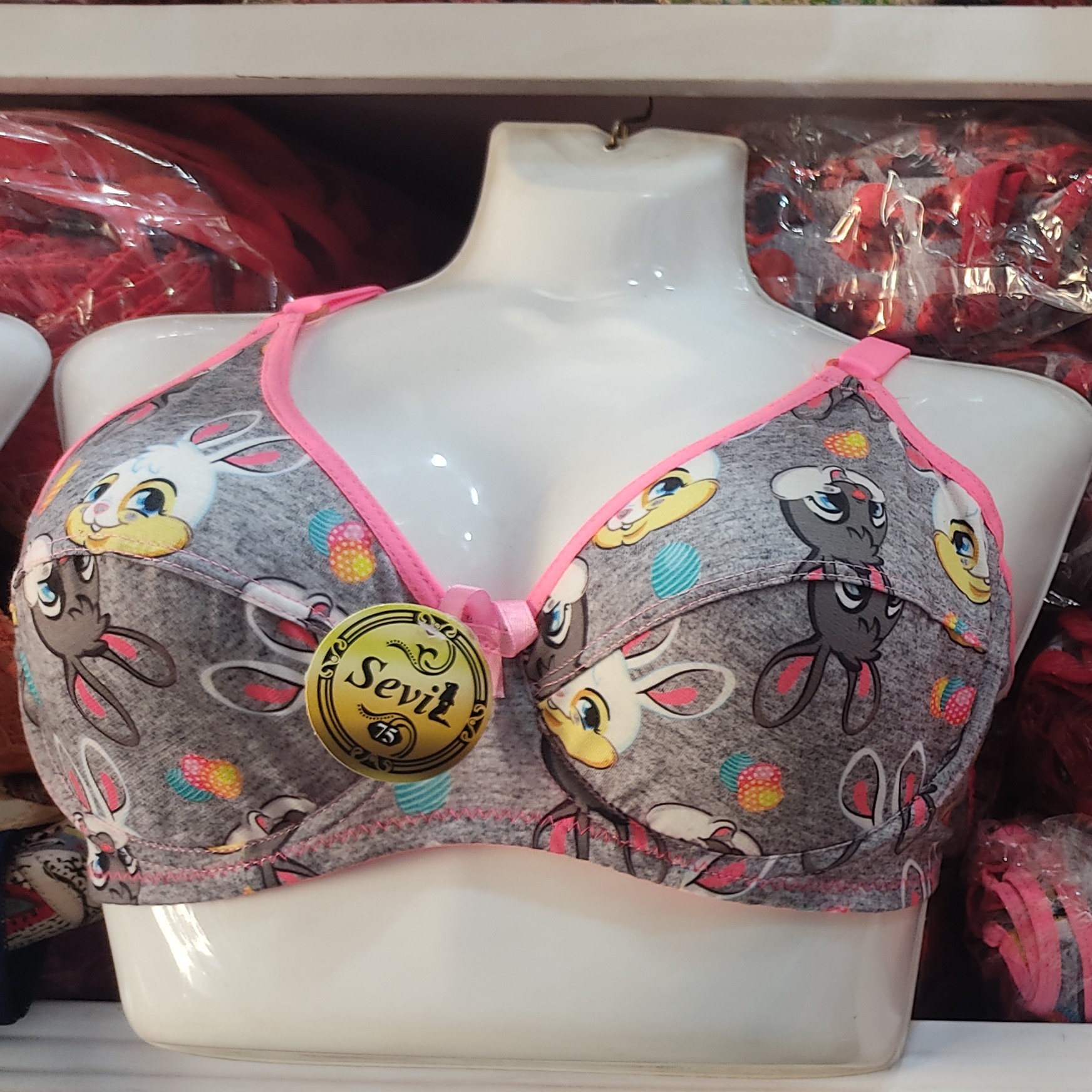 سوتین نخی زنانه دخترانه فنردار کیفیت عالی و تضمینی در گالری آنینازپوش 