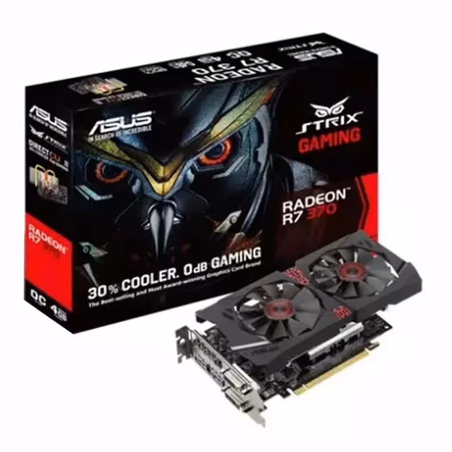 کارت گرافیک ایسوس R7 370 DCII OC STRIX GAMING 4GB GDDR5