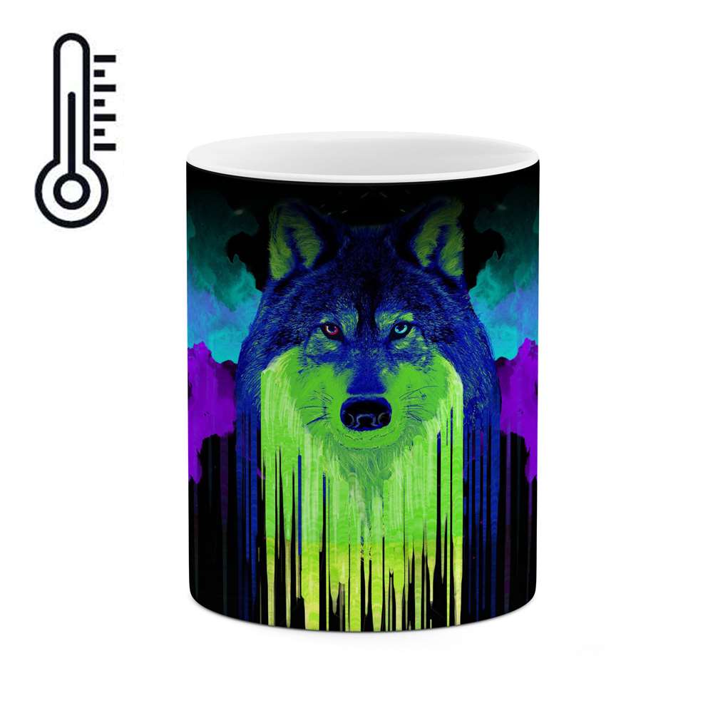 ماگ حرارتی طرح گرگ  مدل mgph13958