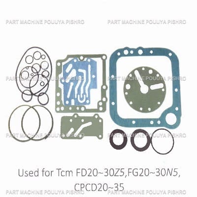 کیت واشر کامل گیربکس لیفتراک تی سی ام مدل Tcm FD20~30Z5 , FG20~30N5 , CPCD20~35